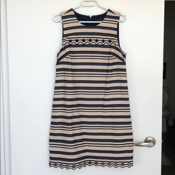 J. Crew Dresses & Skirts - J. Crew Grommet striped dress